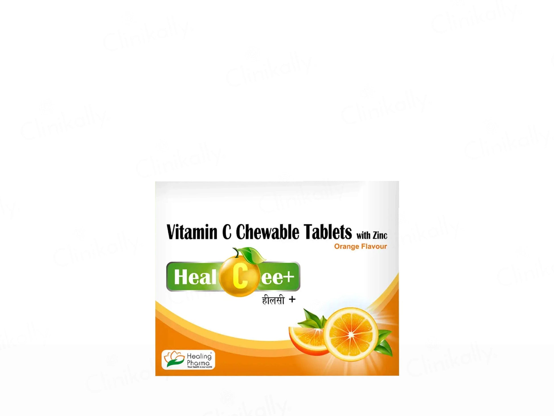 Healcee Vitamin C Chewable Tablet - Orange Flavour