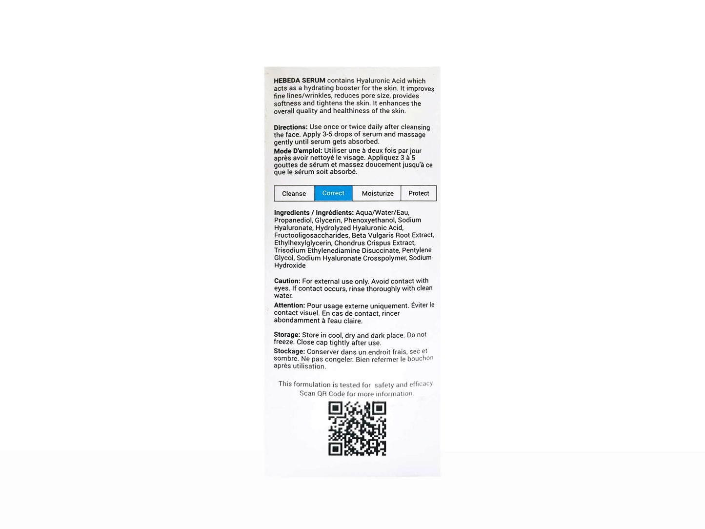 Hebeda Hyaluronic Acid Concentrate Serum
