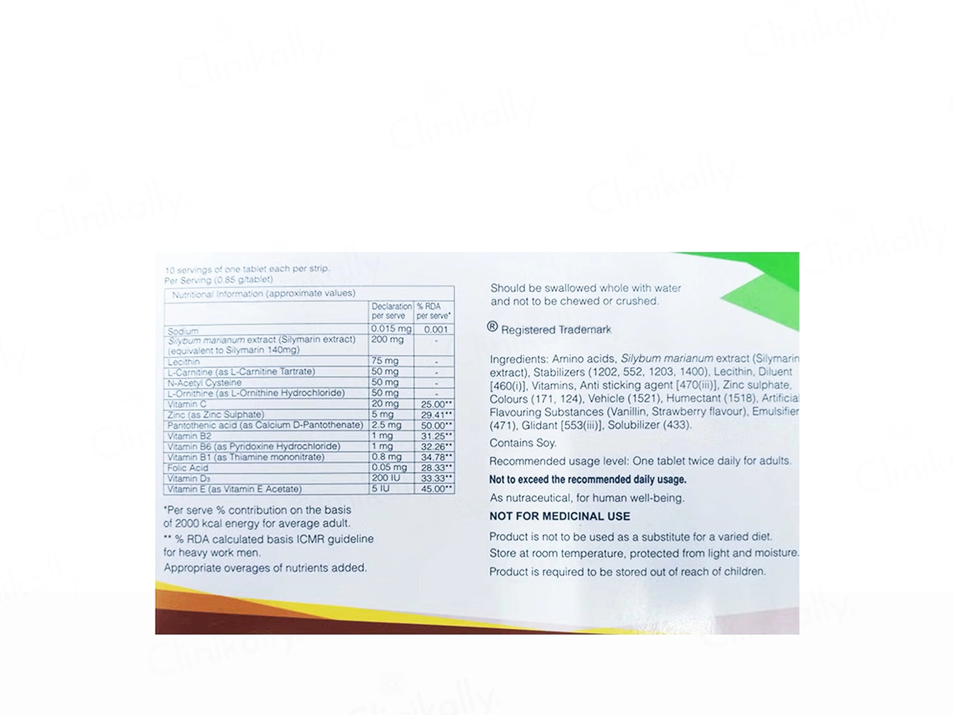 Heptagon Nutraceutical Tablet