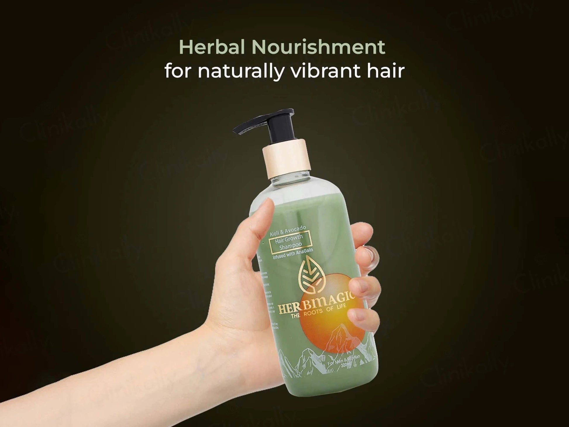 Herbmagic Aioli and  Avocado Hair Growth Shampoo