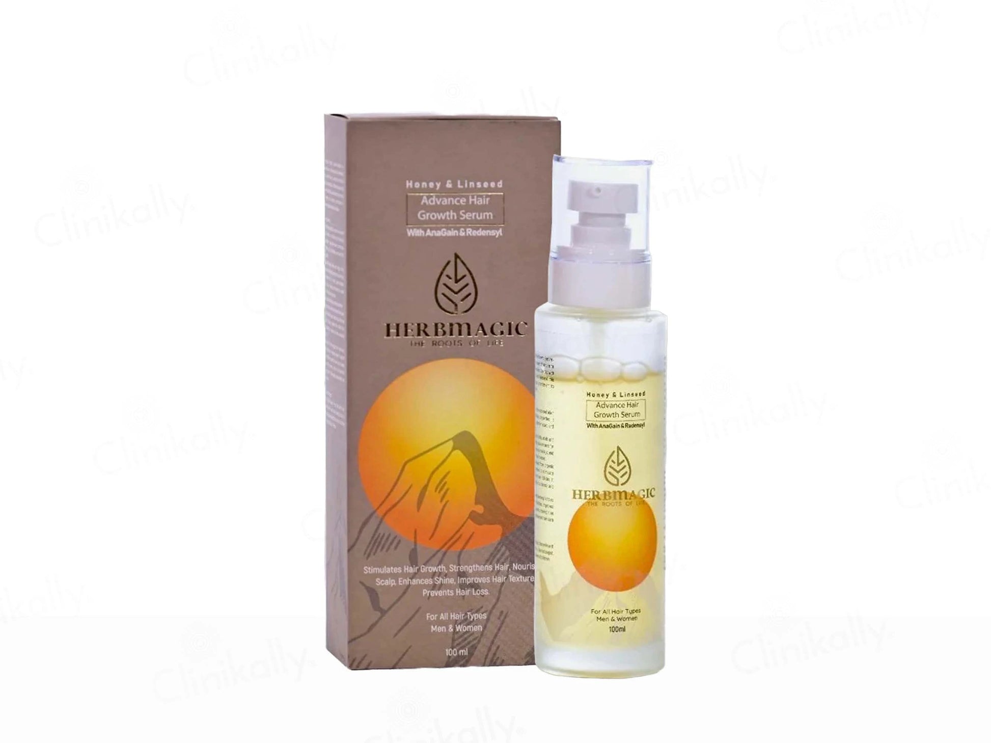 Herbmagic Honey and  Linseed Advance Hair Growth Serum