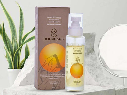 Herbmagic Honey and  Linseed Advance Hair Growth Serum