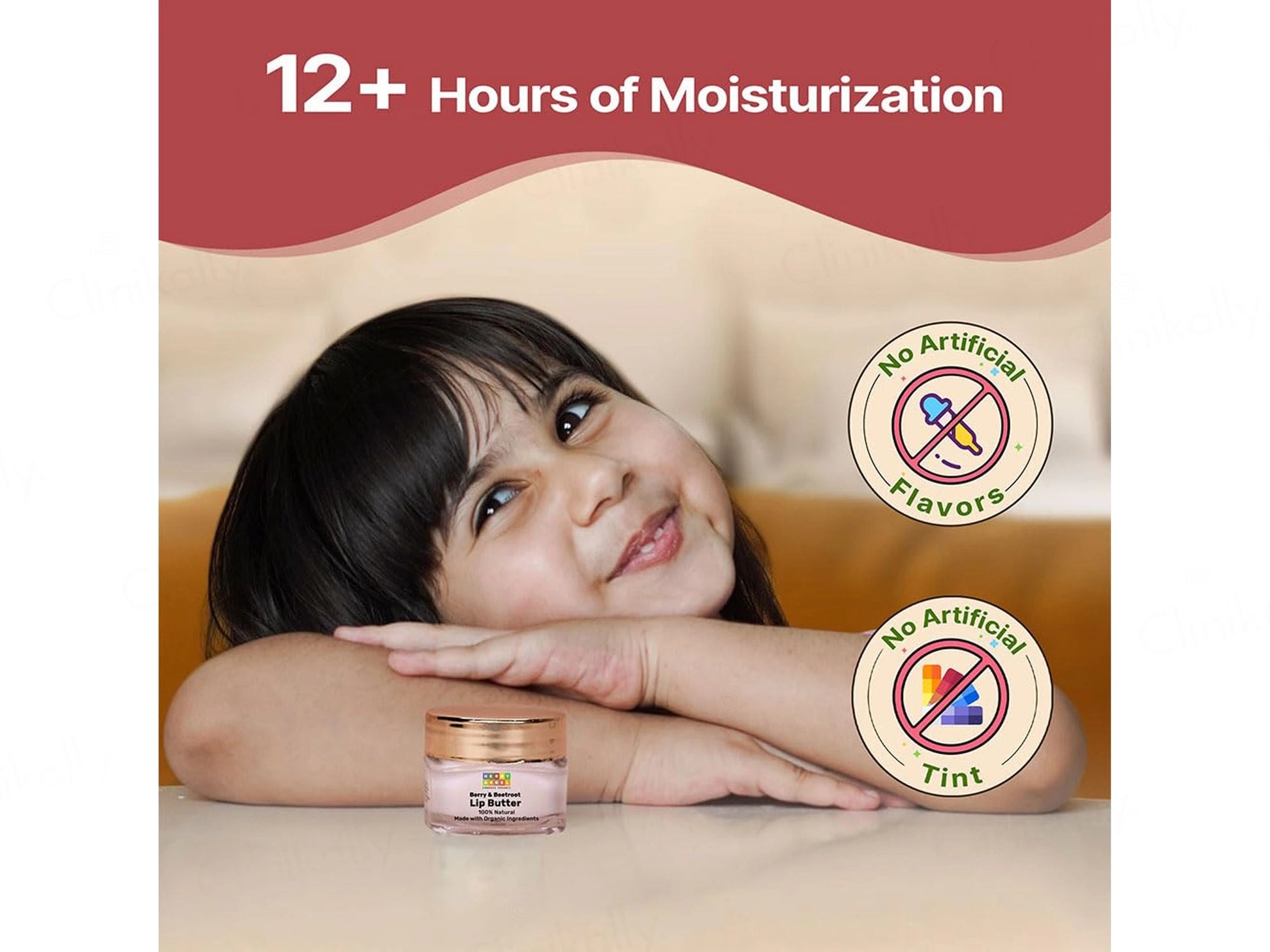 Herby Angel Berry and  Beetroot Lip Butter Balm For Kids