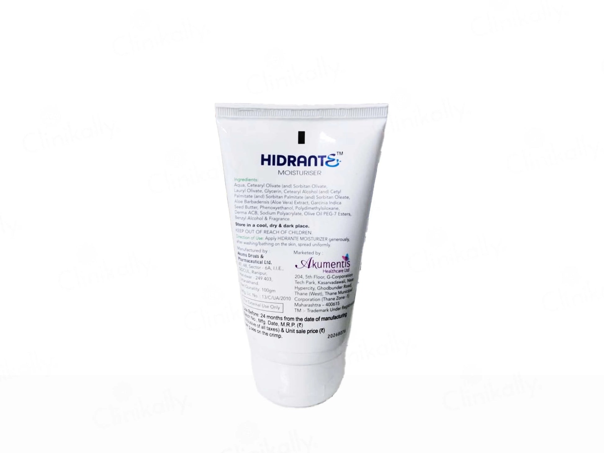 Hidrante Moisturiser For Sensitive, Itchy and  Dry Skin