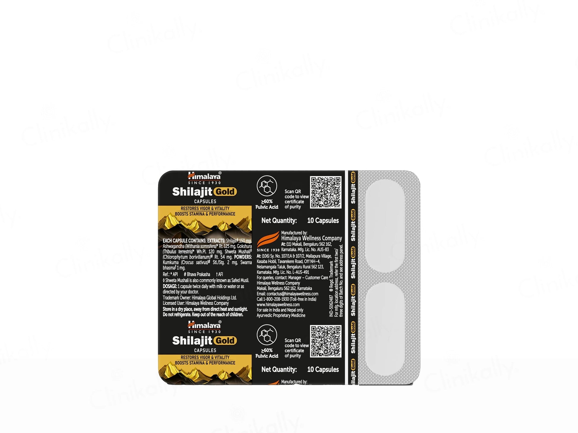 Himalaya Wellness Pure Himalayan Shilajit Gold Capsule