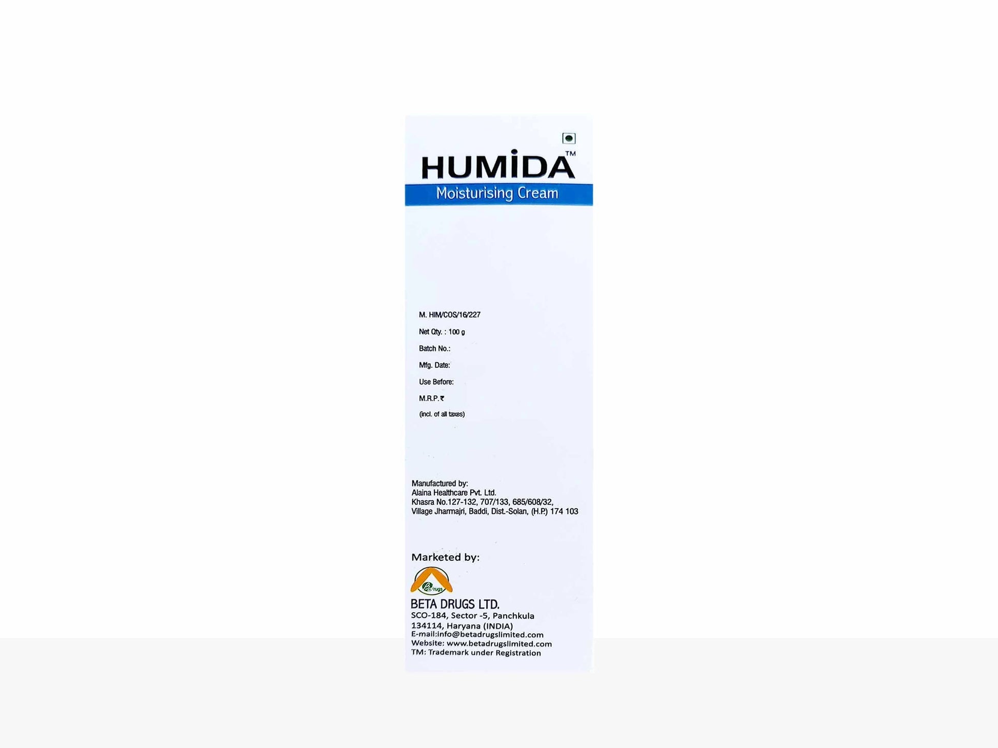 Humida Moisturising Cream