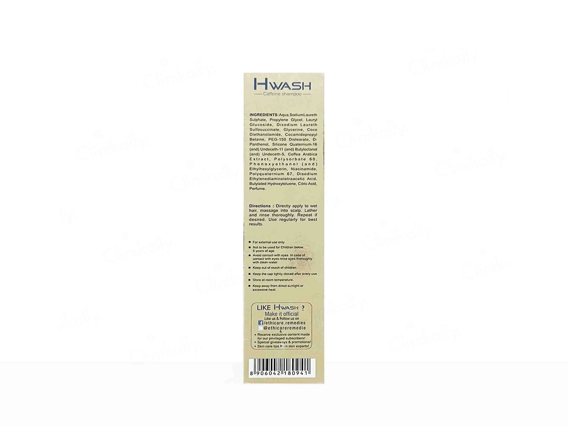 Hwash Caffeine Shampoo