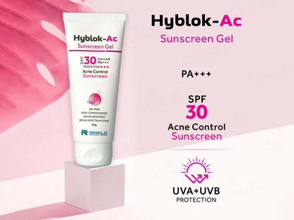 Hyblok-AC Acne Control Sunscreen Gel SPF 30 PA