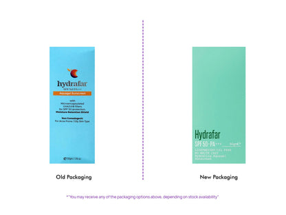 Hydrafar Aquagel Sunscreen SPF 50 PA