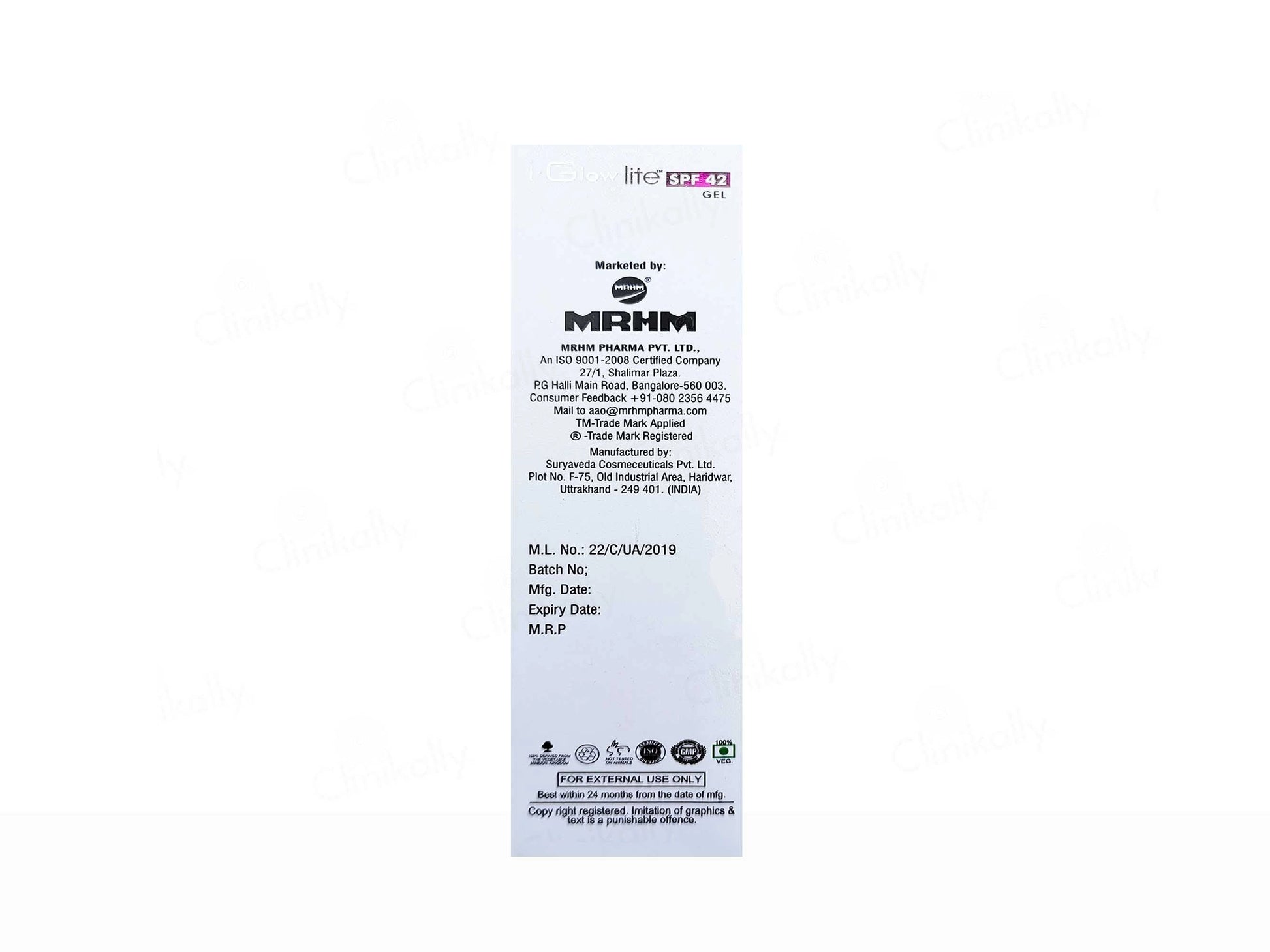 I-Glow Lite Sunscreen Gel SPF 42 PA