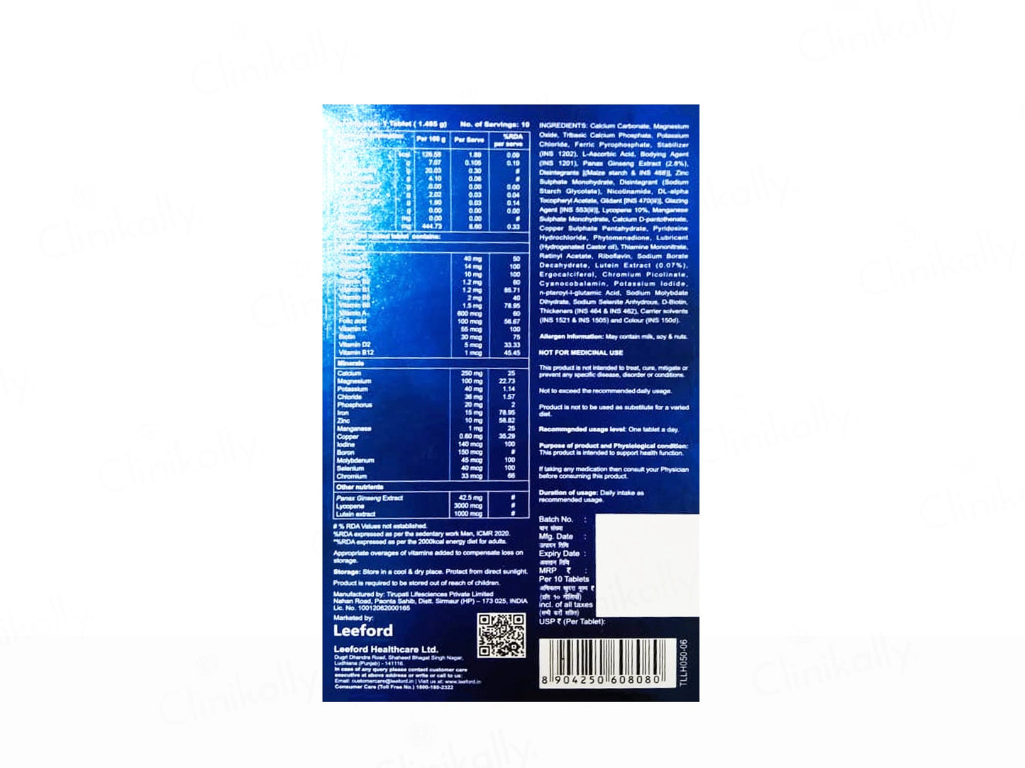 IM Activ Men Nutraceutical Tablet