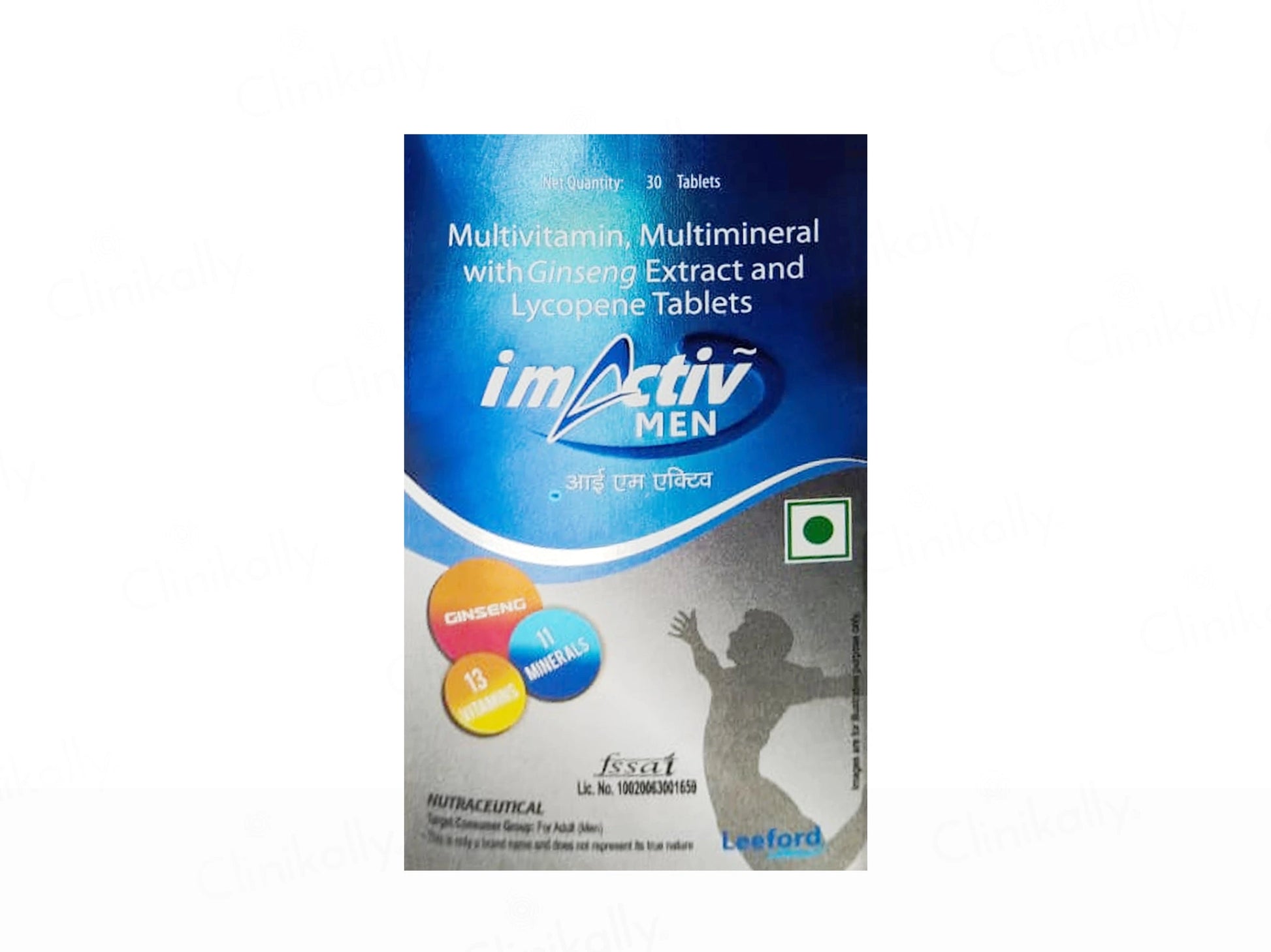 IM Activ Men Nutraceutical Tablet Bottle