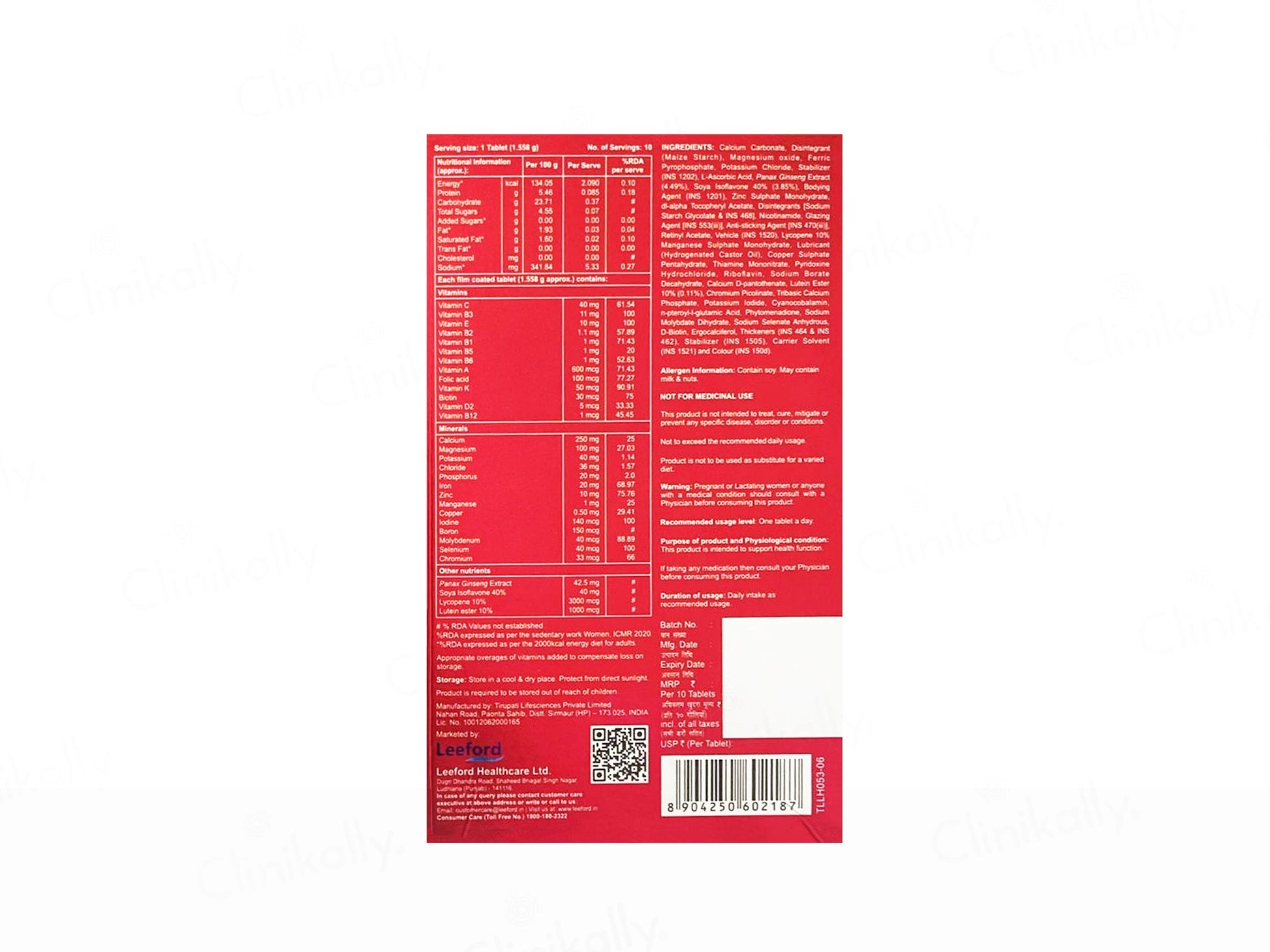 IM Activ Women Nutraceutical Tablet