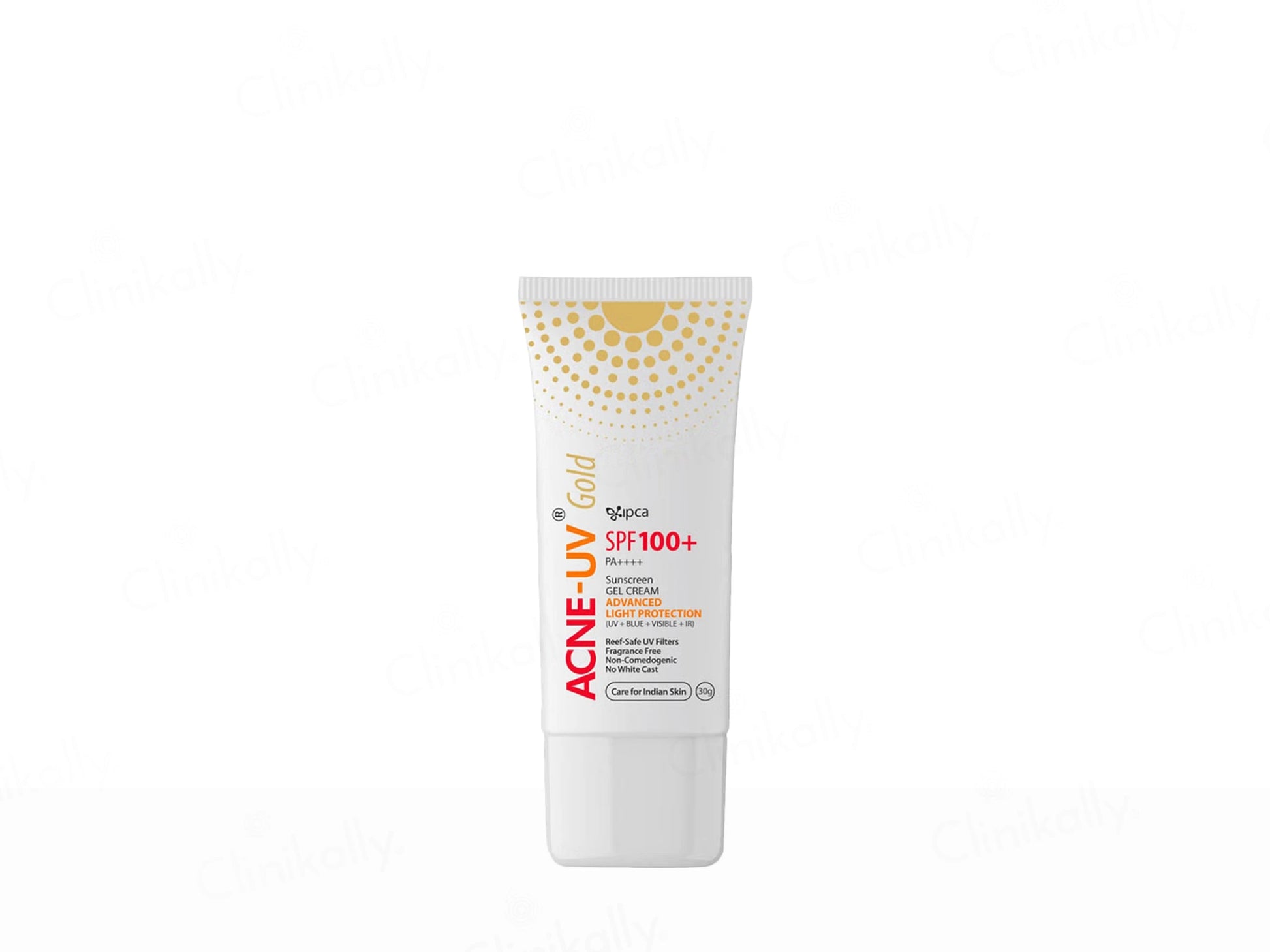 IPCA Acne-UV Gold Sunscreen Gel Cream SPF 100 PA