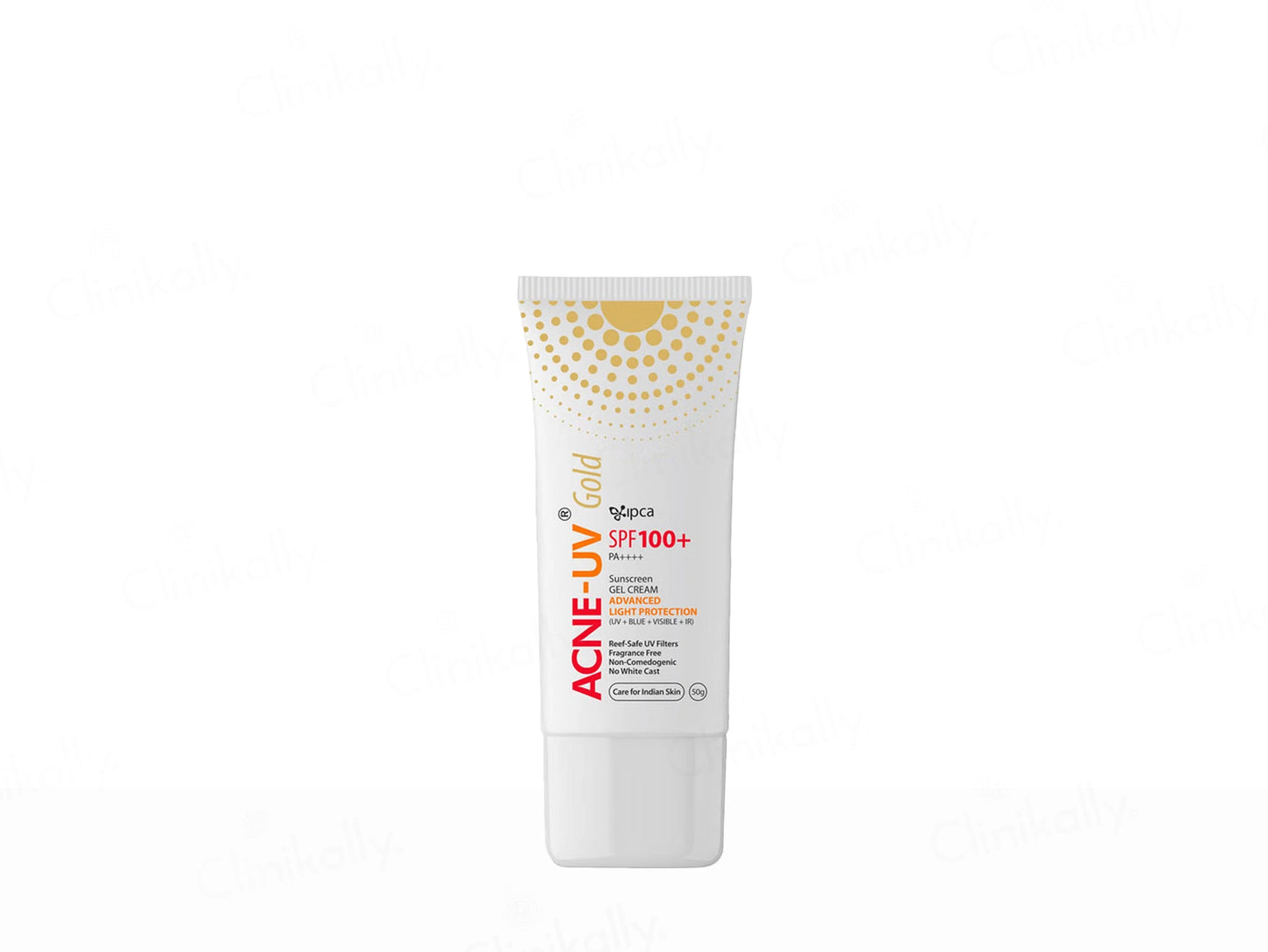 IPCA Acne-UV Gold Sunscreen Gel Cream SPF 100 PA