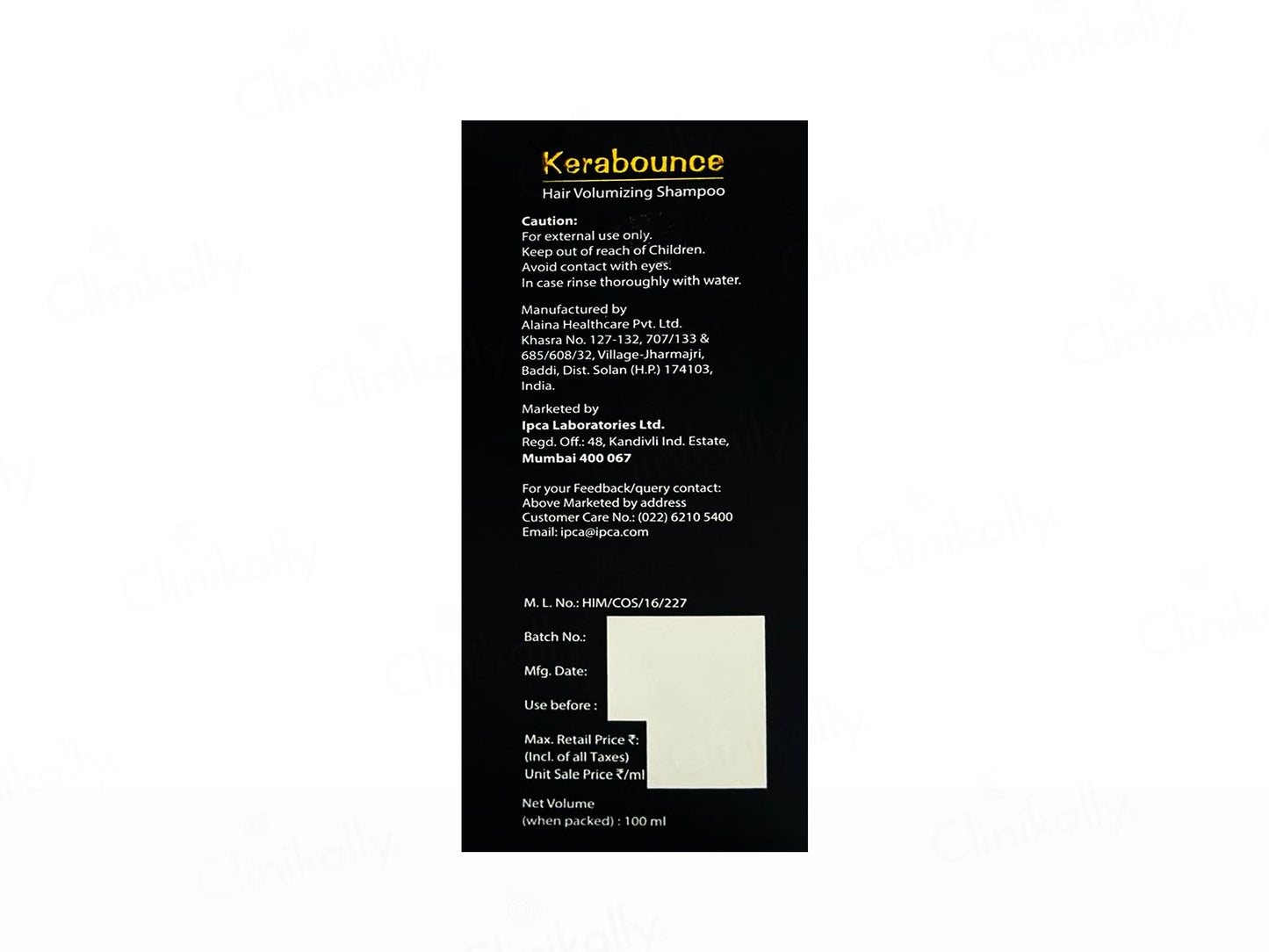 IPCA Kerabounce Hair Volumizing Shampoo