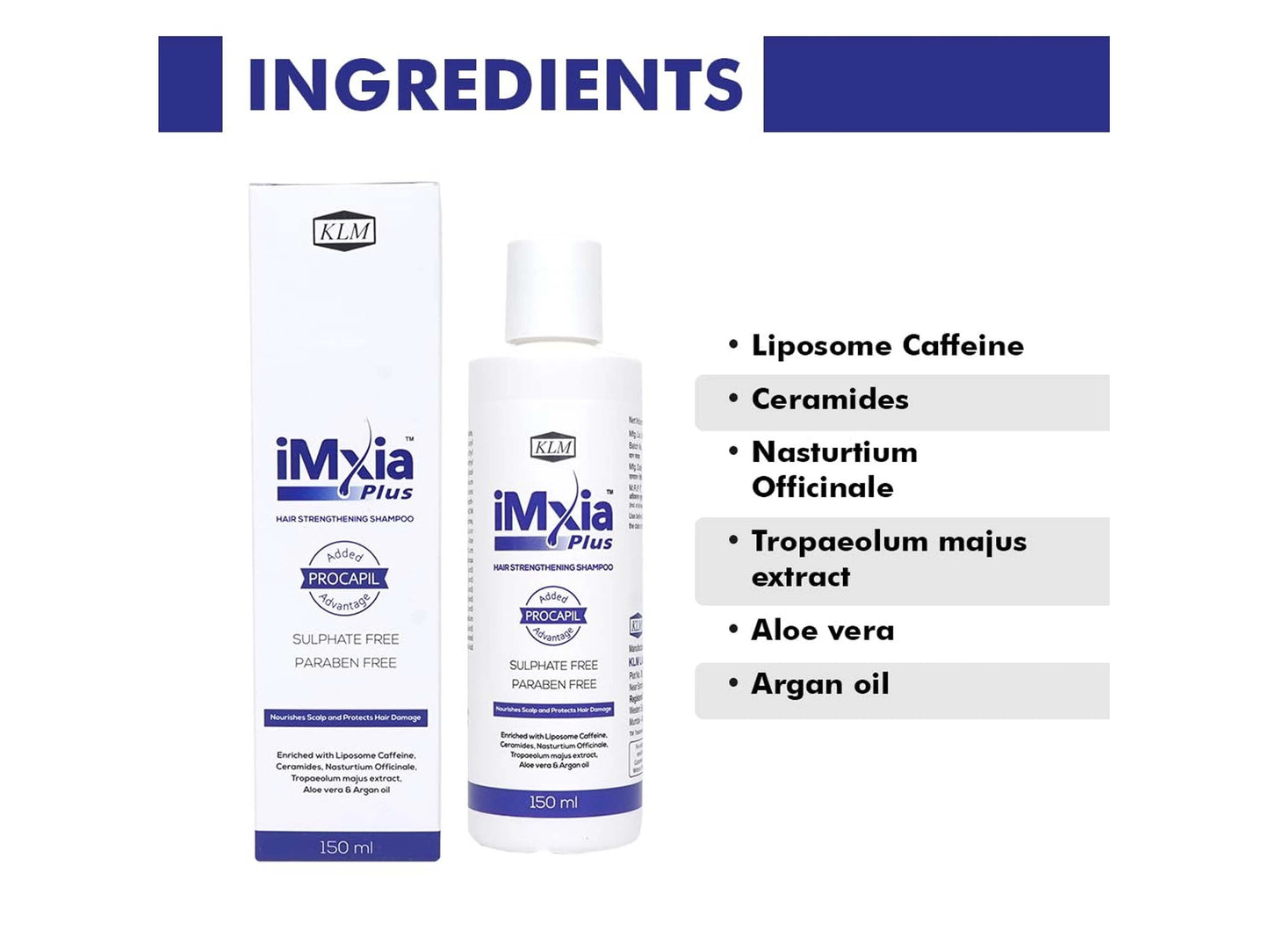 Imxia Plus Hair Strengthening Shampoo