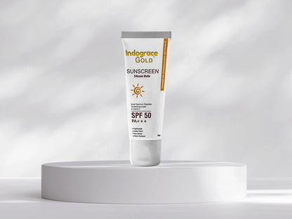 Indograce Gold Silicone Matte Sunscreen SPF 50 PA