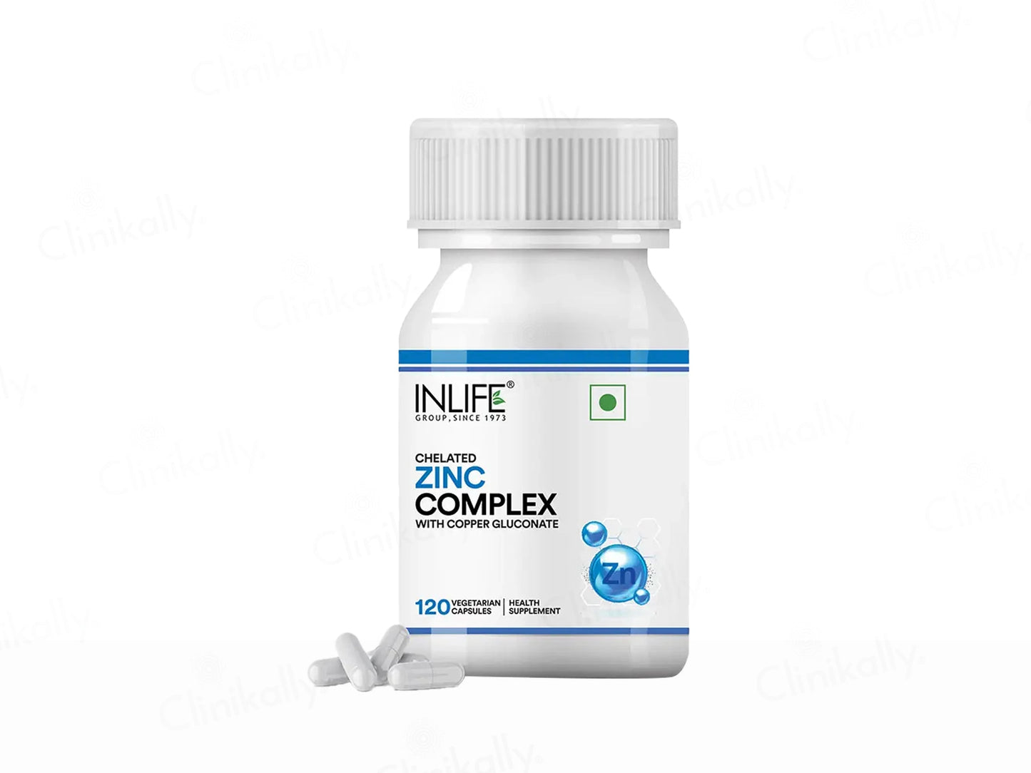 Inlife Chelated Zinc Complex Vegetarian Capsule