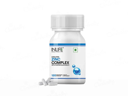 Inlife Chelated Zinc Complex Vegetarian Capsule