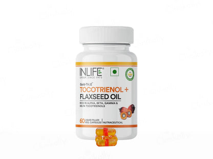 Inlife Gold-Tri.E Tocotrienol  Flaxseed Oil Liquid Filled Veg Capsule