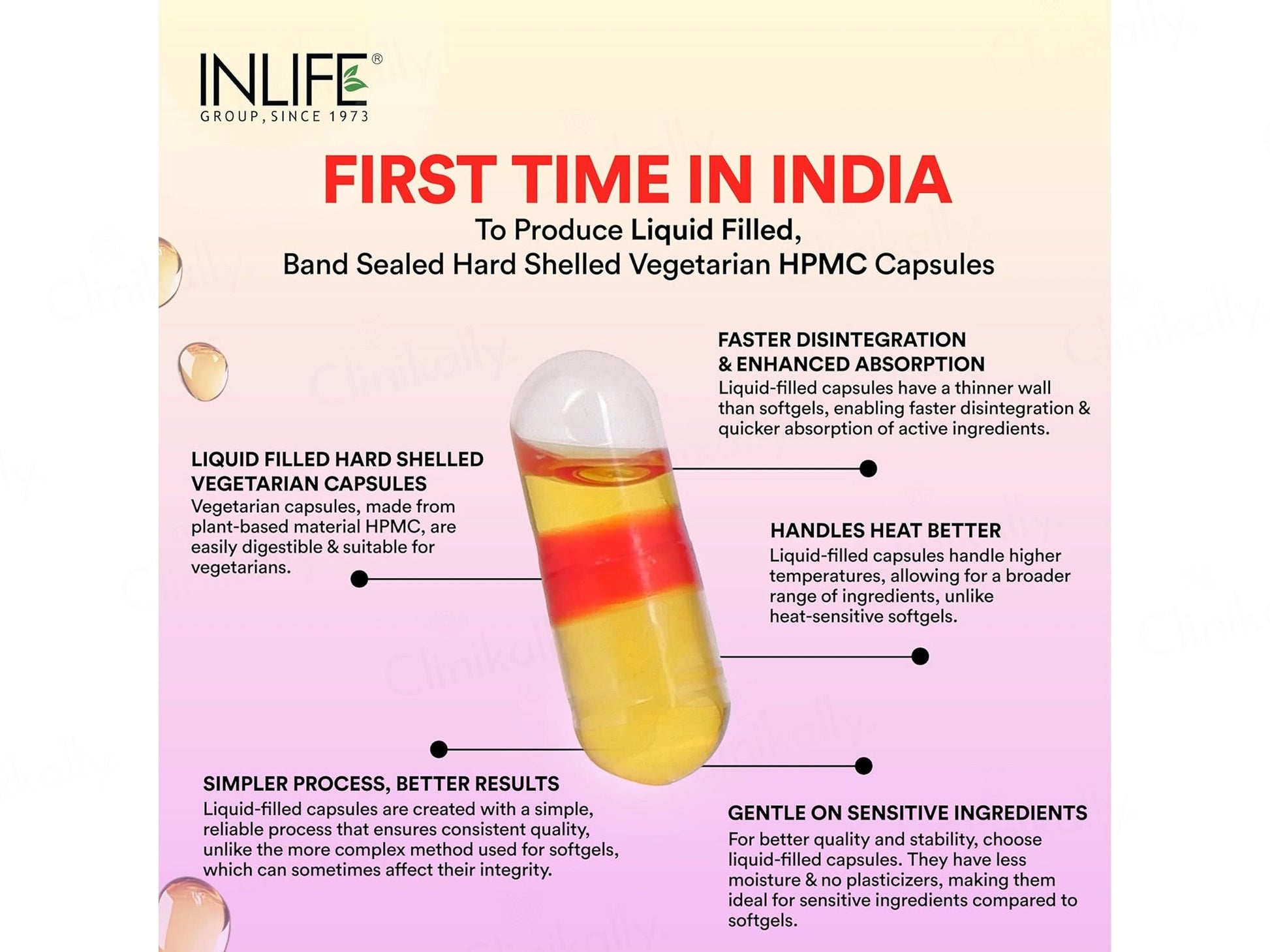 Inlife Gold-Tri.E Tocotrienol  Flaxseed Oil Liquid Filled Veg Capsule
