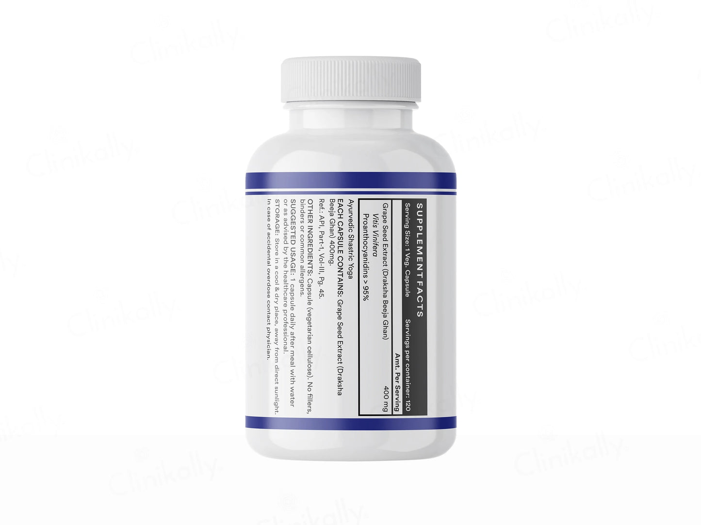 Inlife Grape Seed Extract 400mg Vegetarian Capsule