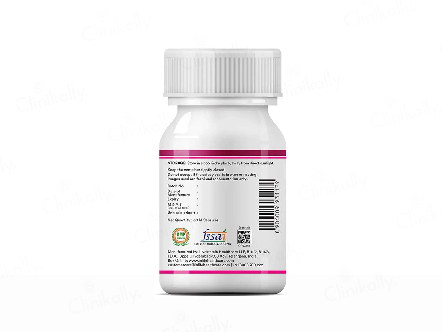 Inlife Multivitamin and  Minerals Vegetarian Capsule For Women