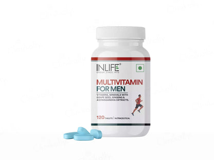 Inlife Multivitamin and  Minerals Vegetarian Tablet For Men