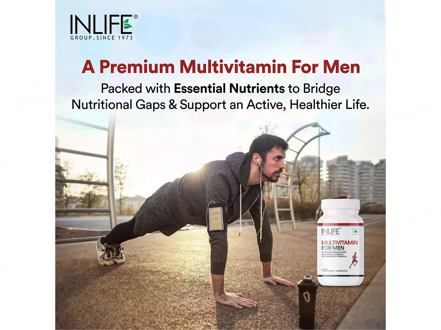 Inlife Multivitamin and  Minerals Vegetarian Tablet For Men