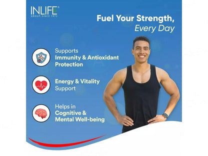 Inlife Multivitamin and  Minerals Vegetarian Tablet For Men