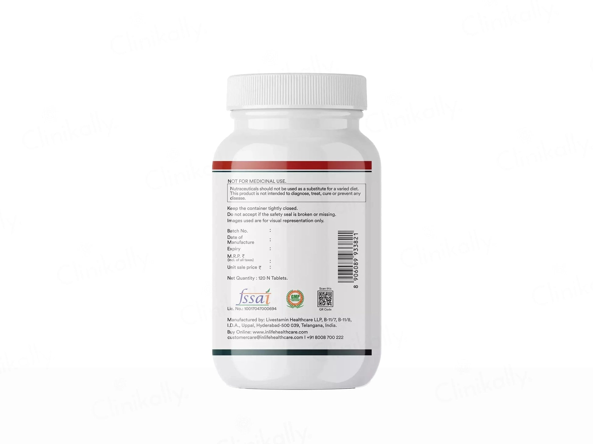 Inlife Multivitamin and  Minerals Vegetarian Tablet For Men