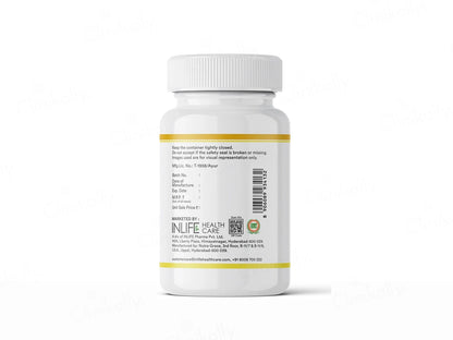 Inlife Natural Lemon Oil  Coriander Oil Liquid Filled Veg Capsule