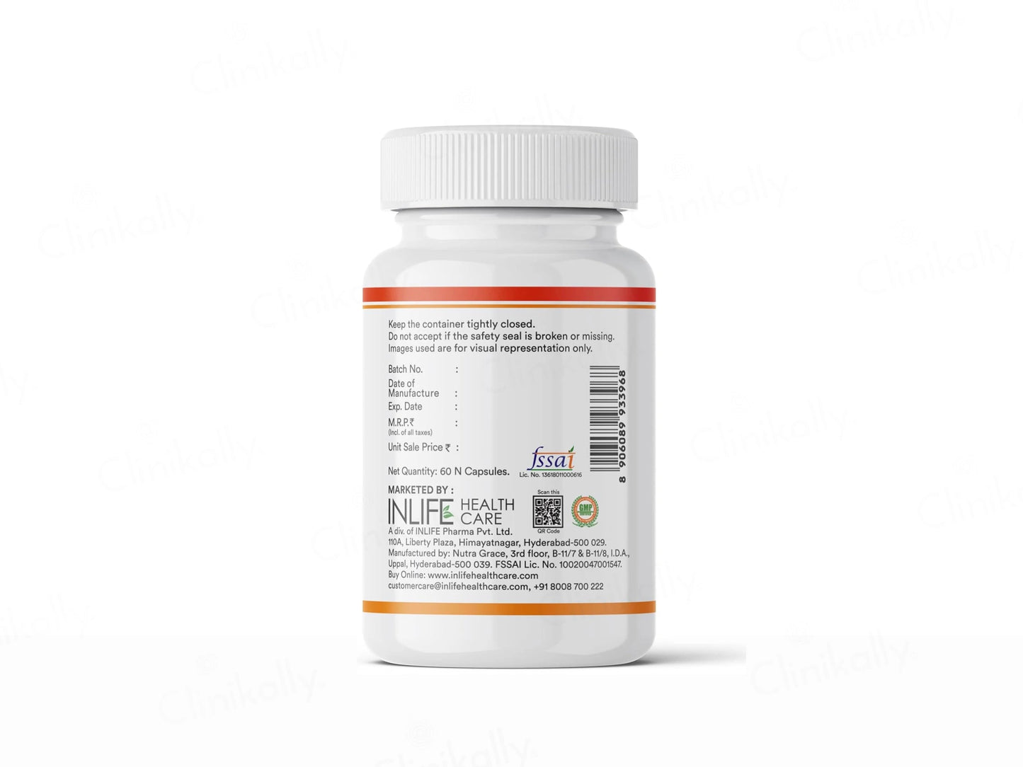 Inlife Natural Lutein Zeaxanthin Eye Health Liquid Filled Veg Capsule