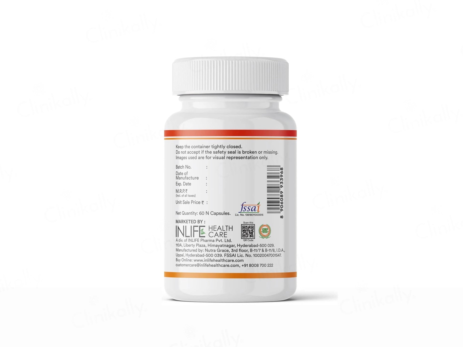 Inlife Natural Lutein Zeaxanthin Eye Health Liquid Filled Veg Capsule