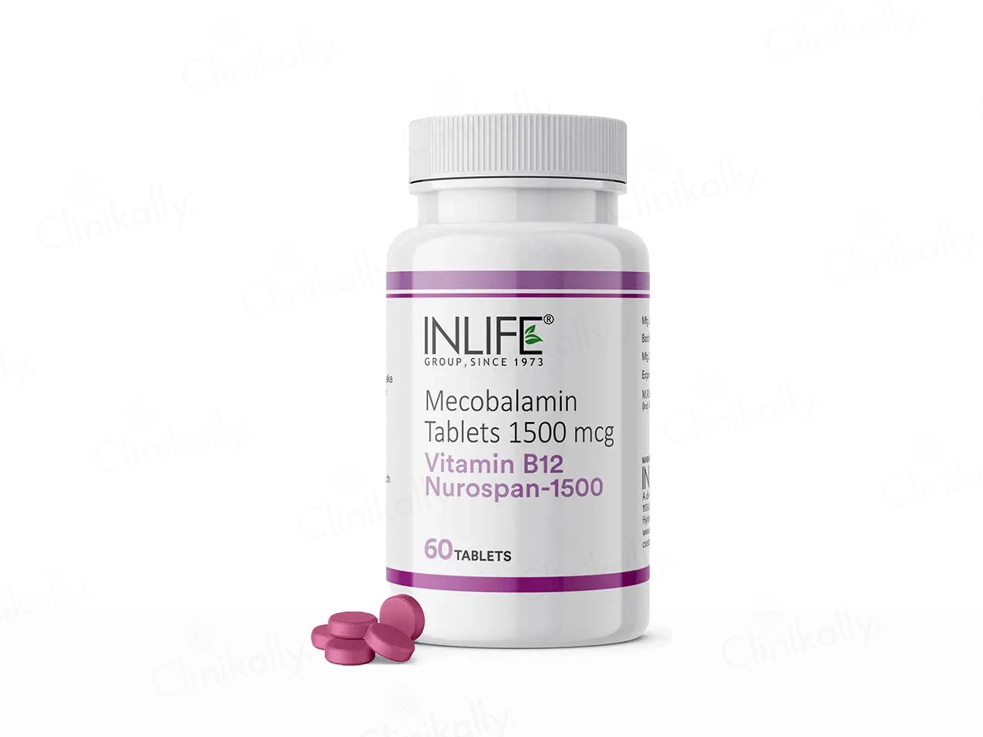 Inlife Nurospan-1500 Vitamin B12 Methylcobalamin 1500mcg Tablet
