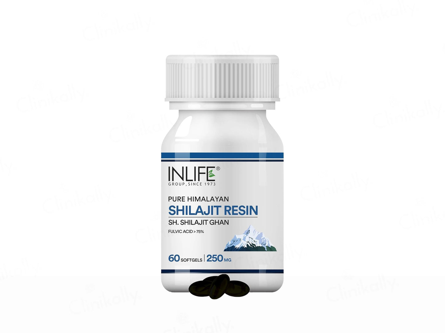Inlife Pure Himalayan Shilajit 250mg Resin Softgel