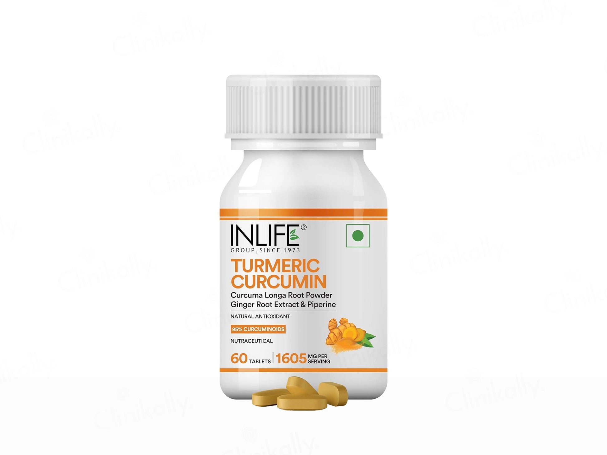 Inlife Turmeric Curcumin 1605mg Nutraceutical Tablet