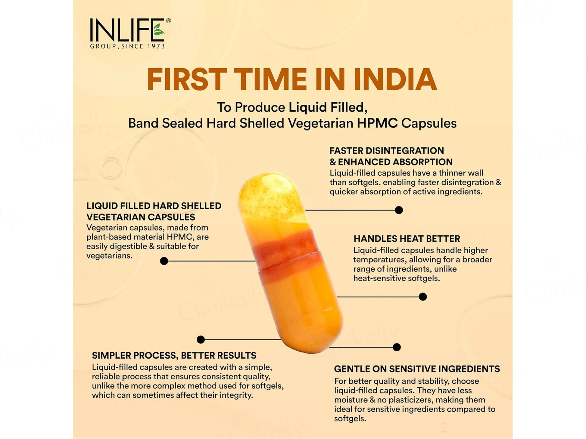 Inlife Turmeric Oil  Curcumin Liquid Filled Veg Capsule