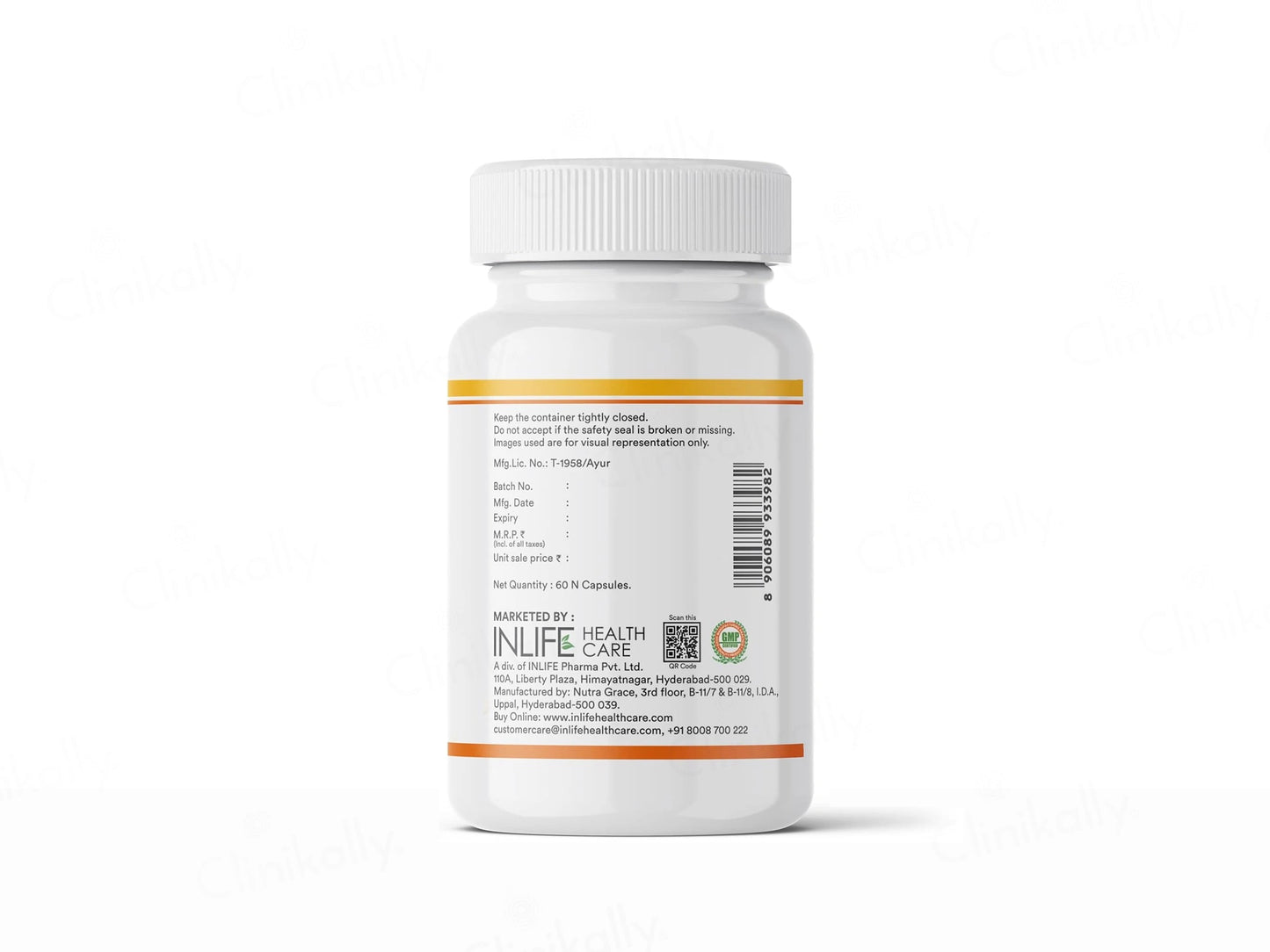 Inlife Turmeric Oil  Curcumin Liquid Filled Veg Capsule