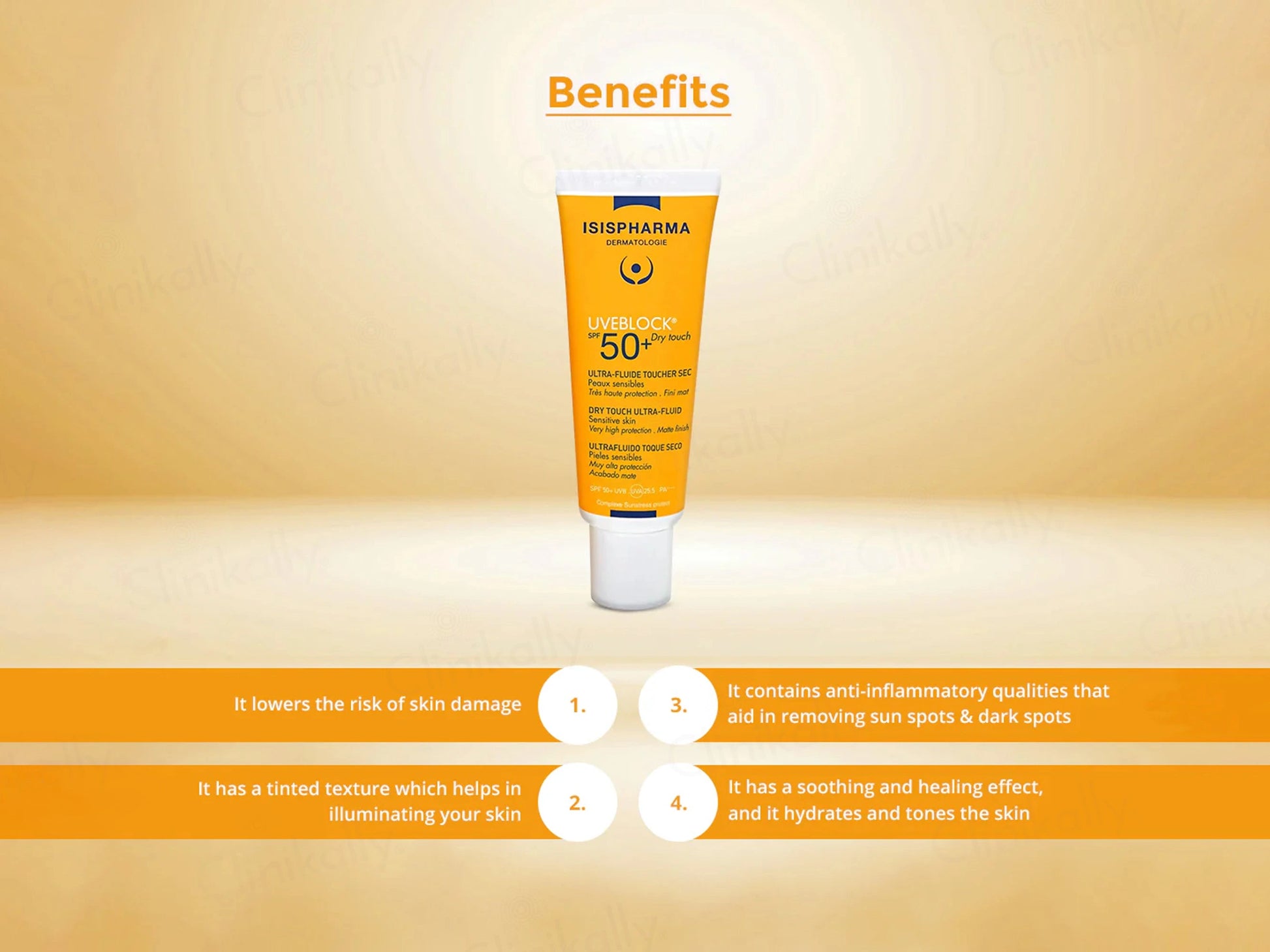 Isispharma UVE Block Dry Touch Ultra-Fluid Sunscreen SPF 50 PA