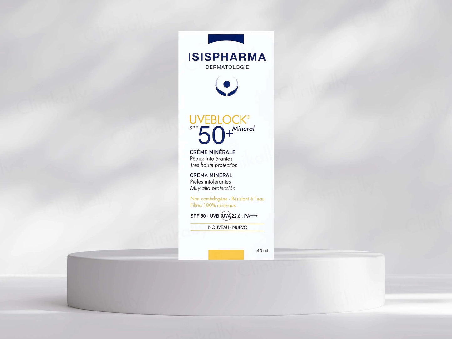 Isispharma UVE Block Mineral Cream Sunscreen SPF 50 PA