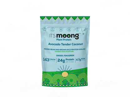 It's Moong Moong Bean and  Brown Rice Plant Protein Supplement Powder
