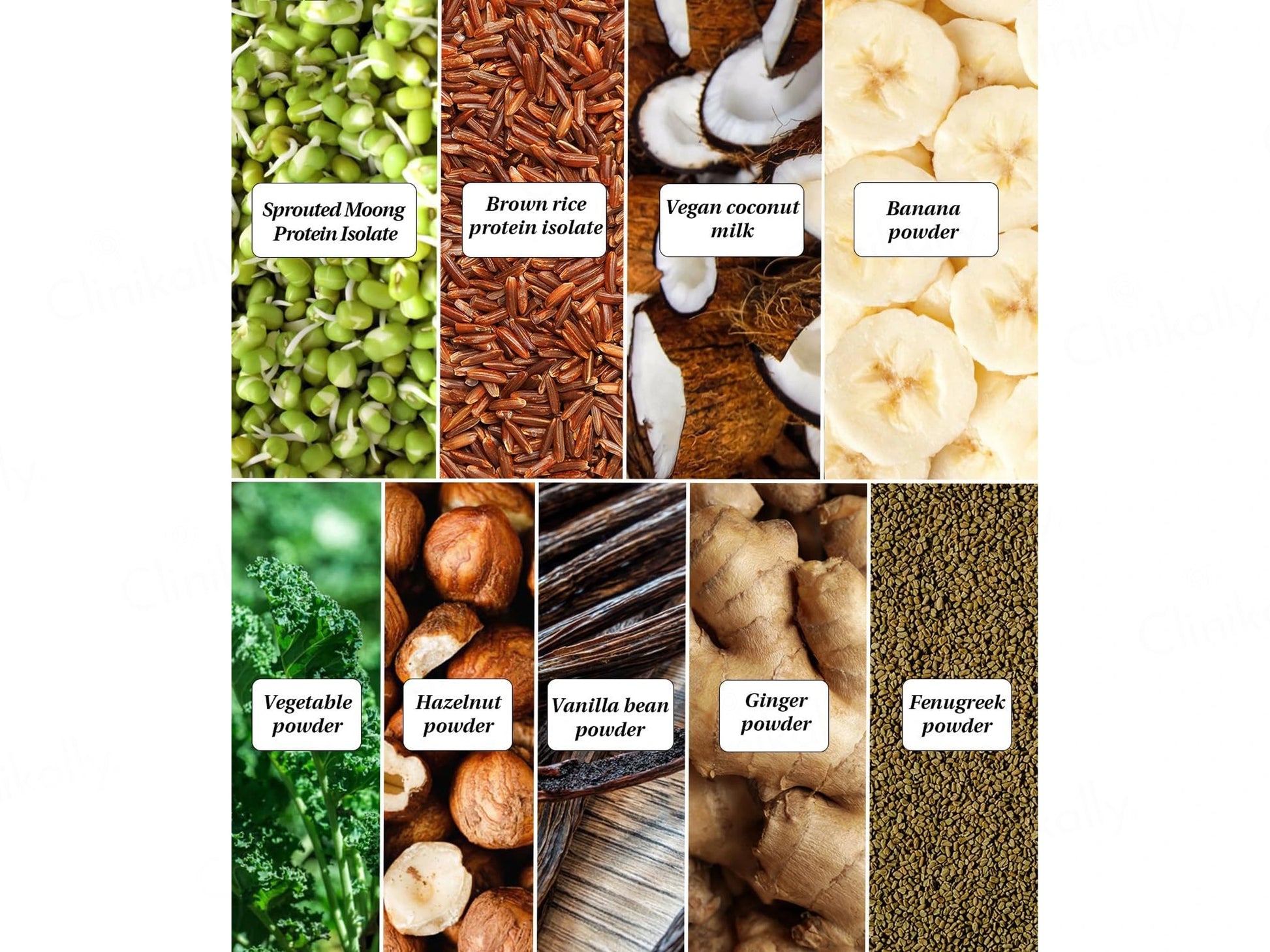 It's Moong Moong Bean and  Brown Rice Plant Protein Supplement Powder