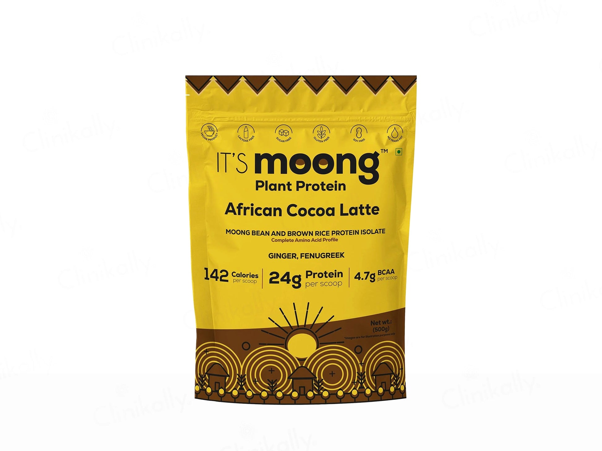It's Moong Moong Bean and  Brown Rice Plant Protein Supplement Powder