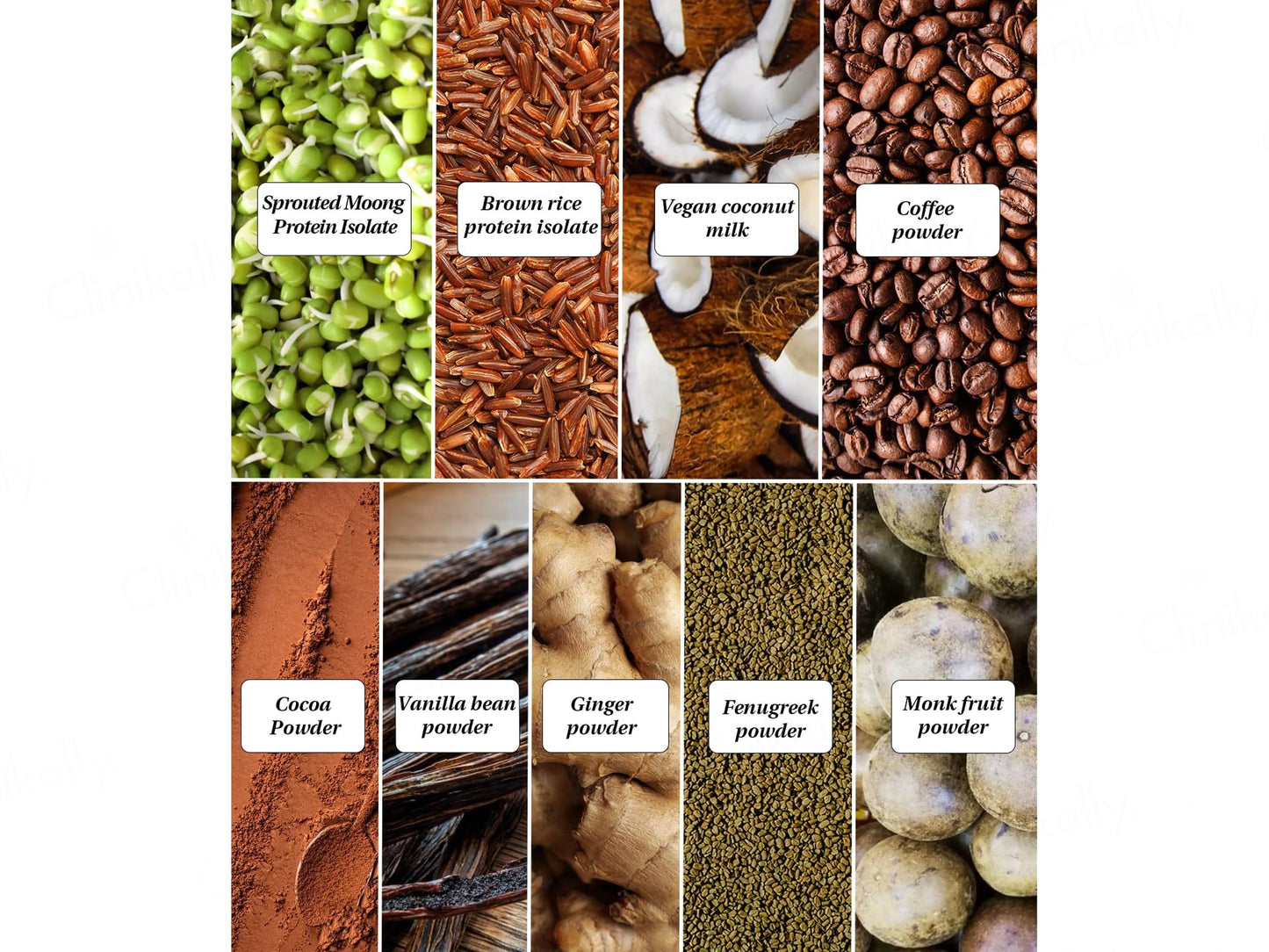 It's Moong Moong Bean and  Brown Rice Plant Protein Supplement Powder