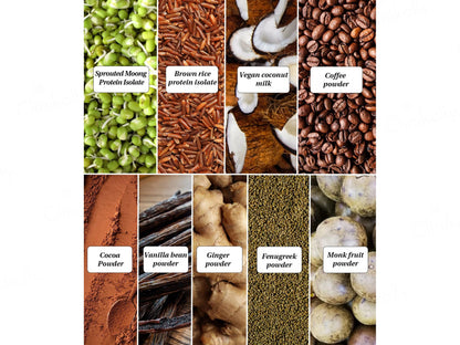 It's Moong Moong Bean and  Brown Rice Plant Protein Supplement Powder