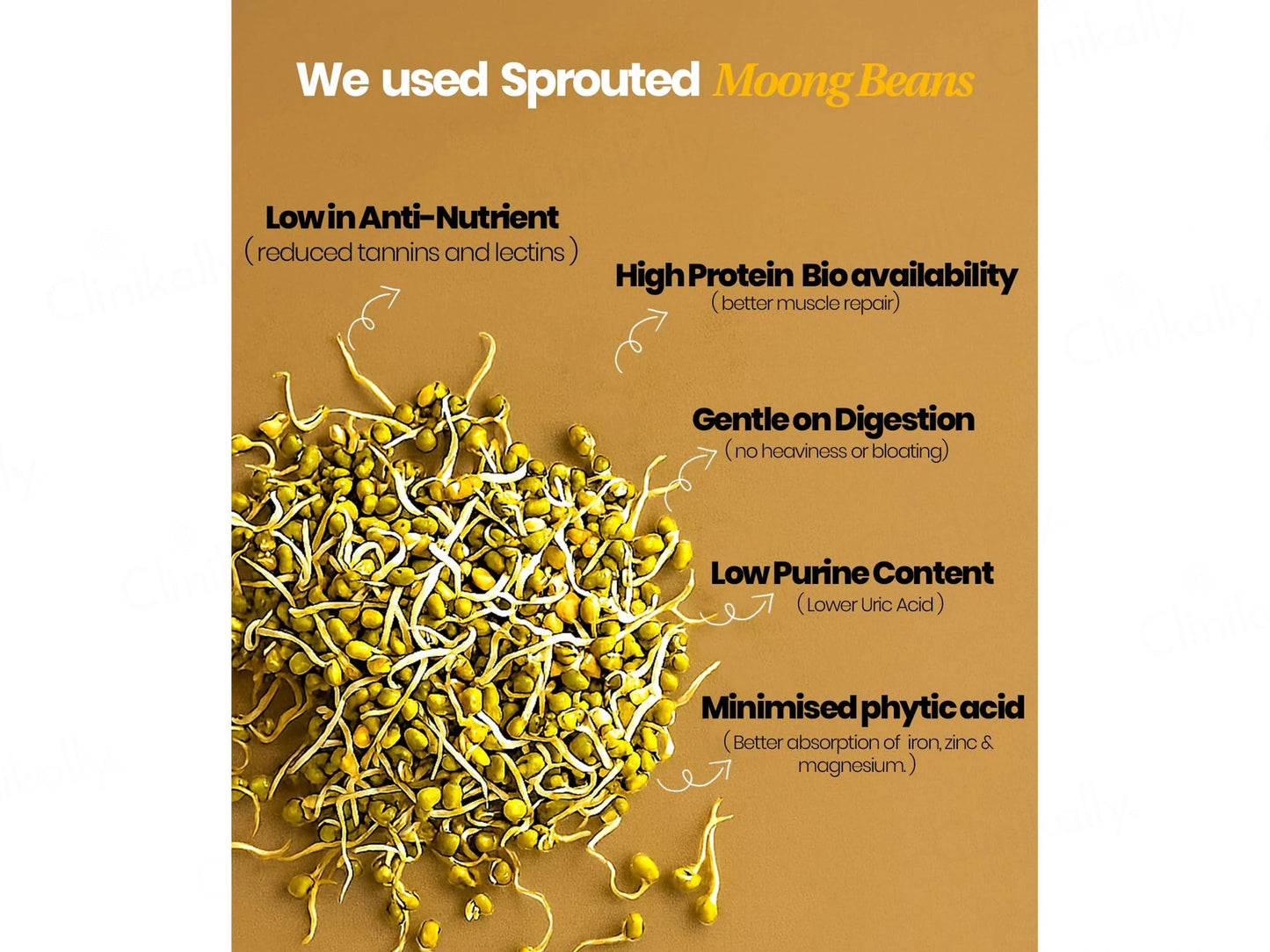 It's Moong Moong Bean and  Brown Rice Plant Protein Supplement Powder
