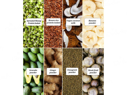 It's Moong Moong Bean and  Brown Rice Plant Protein Supplement Powder
