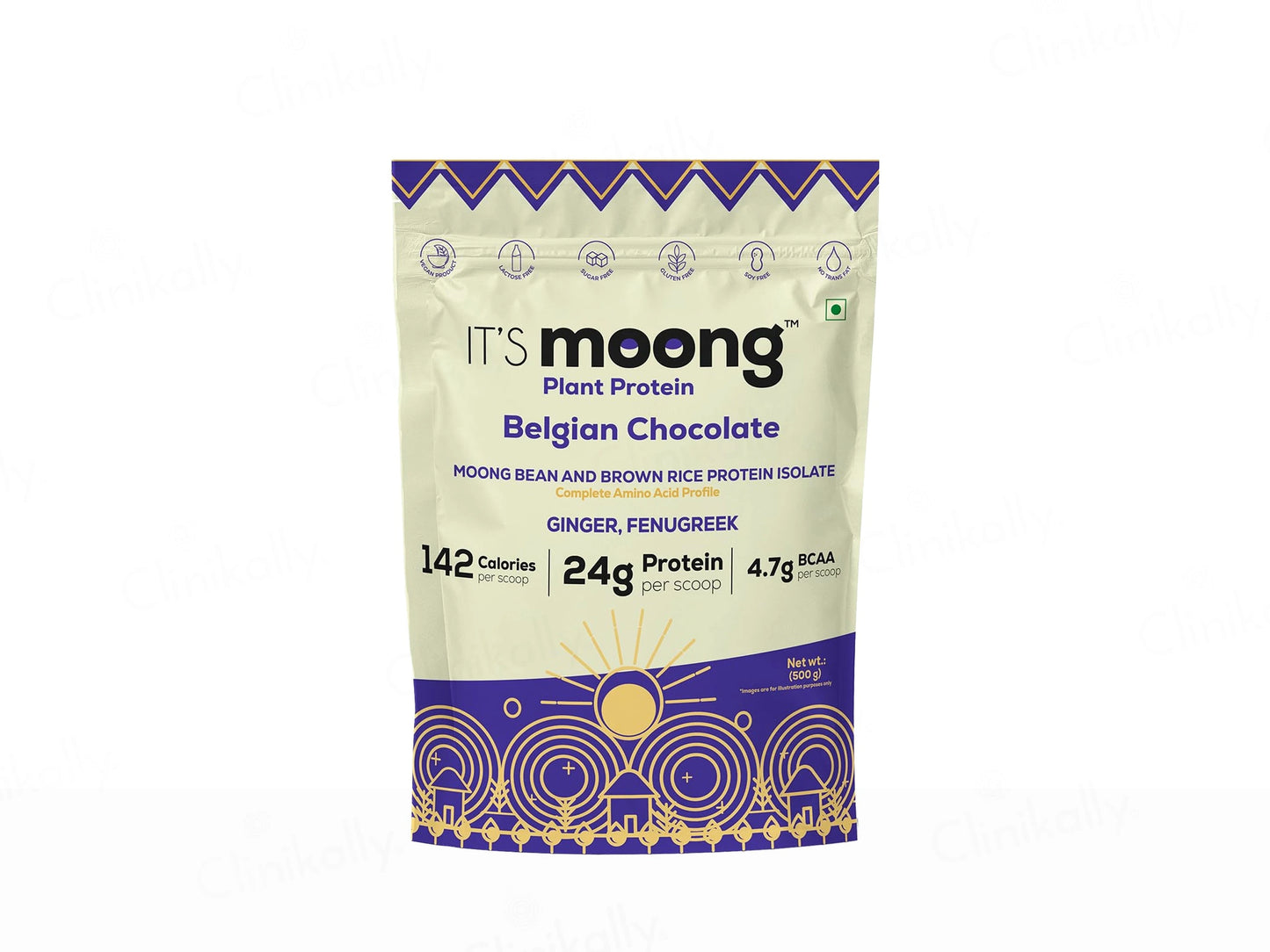 It's Moong Moong Bean and  Brown Rice Plant Protein Supplement Powder